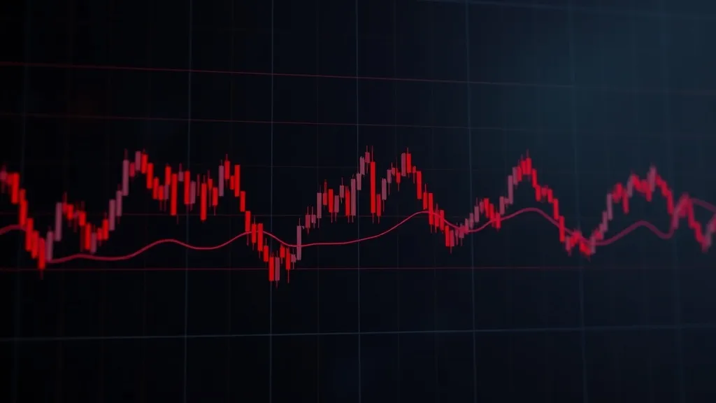 A professional financial stock chart showing currency fluctu